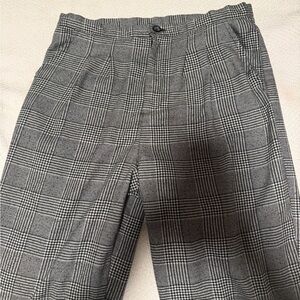 Urban Renewal Monochrome Plaid Straight Leg Pants